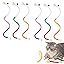Cat Chew Rope,Catnip-Infused Organic Cotton Chew Rope Toys for Cats, Soft & Safe Dental Chew Toys for Indoor Cats, Self-Play and Teeth Cleaning (6PCS)