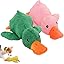 9in Quack-Quack Duck Dog Toy, 2025 Premium Mellow Dog Calming Dogs' Emotion Chew Toys for Indoor Pet Puppy, Indestructible Best Friends Calming Duck Toy for Dogs Cats (Yellow)