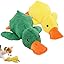 9in Quack-Quack Duck Dog Toy, 2025 Premium Mellow Dog Calming Dogs' Emotion Chew Toys for Indoor Pet Puppy, Indestructible Best Friends Calming Duck Toy for Dogs Cats (Yellow)