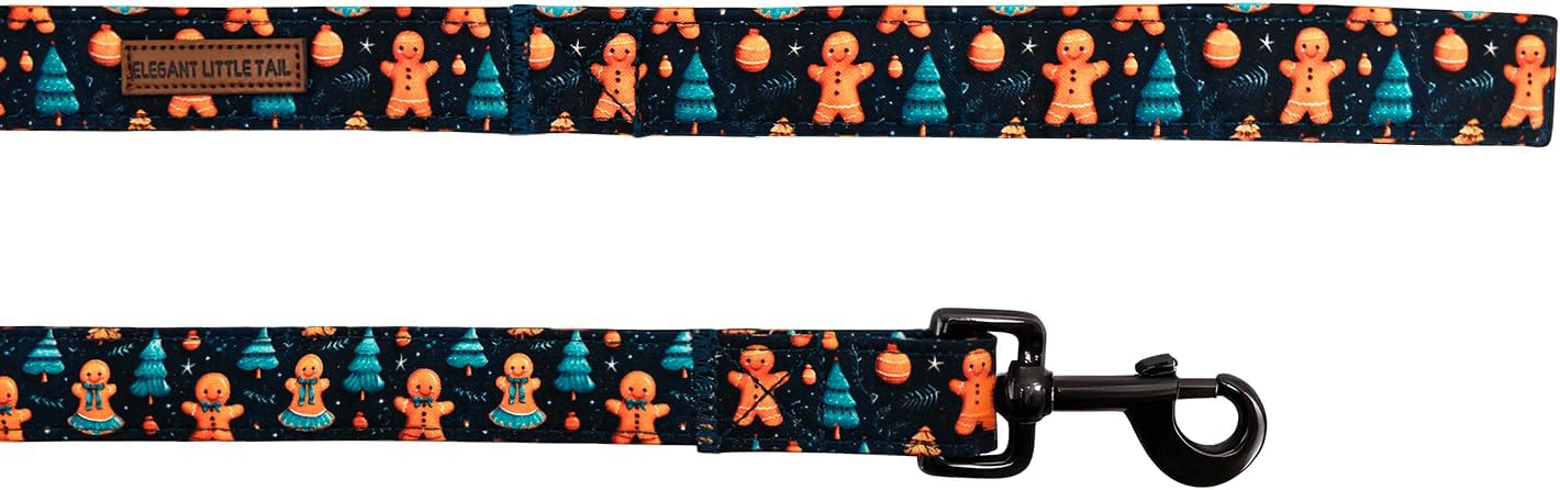 Elegant little tail Dog Leash, Christmas Pet Leashes Winter Female or Male Durable Cotton Leash Soft Handle Pet Puppy Leashes for Small Medium Large Dogs