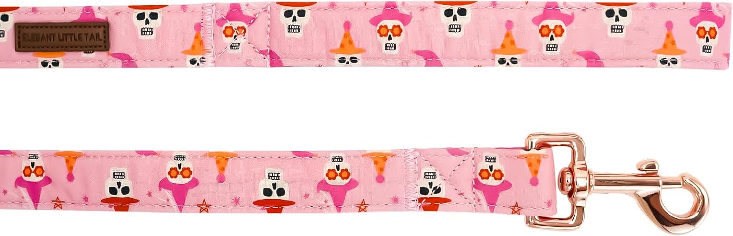 Elegant little tail Dog Leash, Christmas Pet Leashes Winter Female or Male Durable Cotton Leash Soft Handle Pet Puppy Leashes for Small Medium Large Dogs