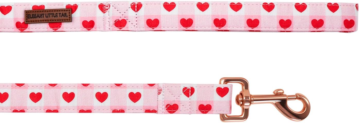 Elegant little tail Dog Leash, Christmas Pet Leashes Winter Female or Male Durable Cotton Leash Soft Handle Pet Puppy Leashes for Small Medium Large Dogs