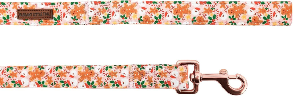 Elegant little tail Dog Leash, Christmas Pet Leashes Winter Female or Male Durable Cotton Leash Soft Handle Pet Puppy Leashes for Small Medium Large Dogs