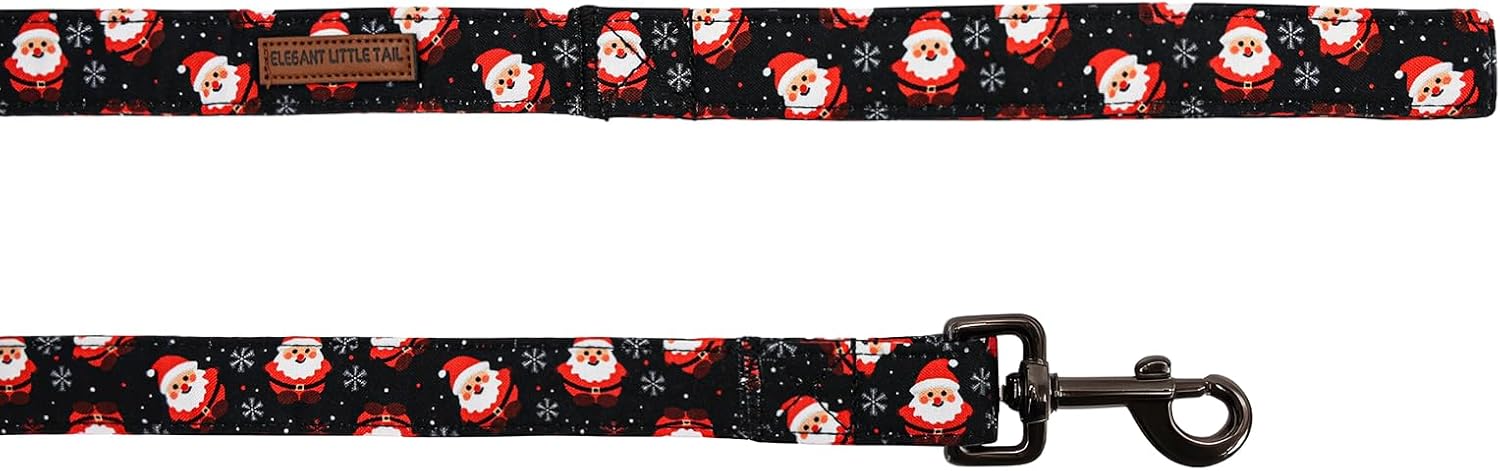 Elegant little tail Dog Leash, Christmas Pet Leashes Winter Female or Male Durable Cotton Leash Soft Handle Pet Puppy Leashes for Small Medium Large Dogs