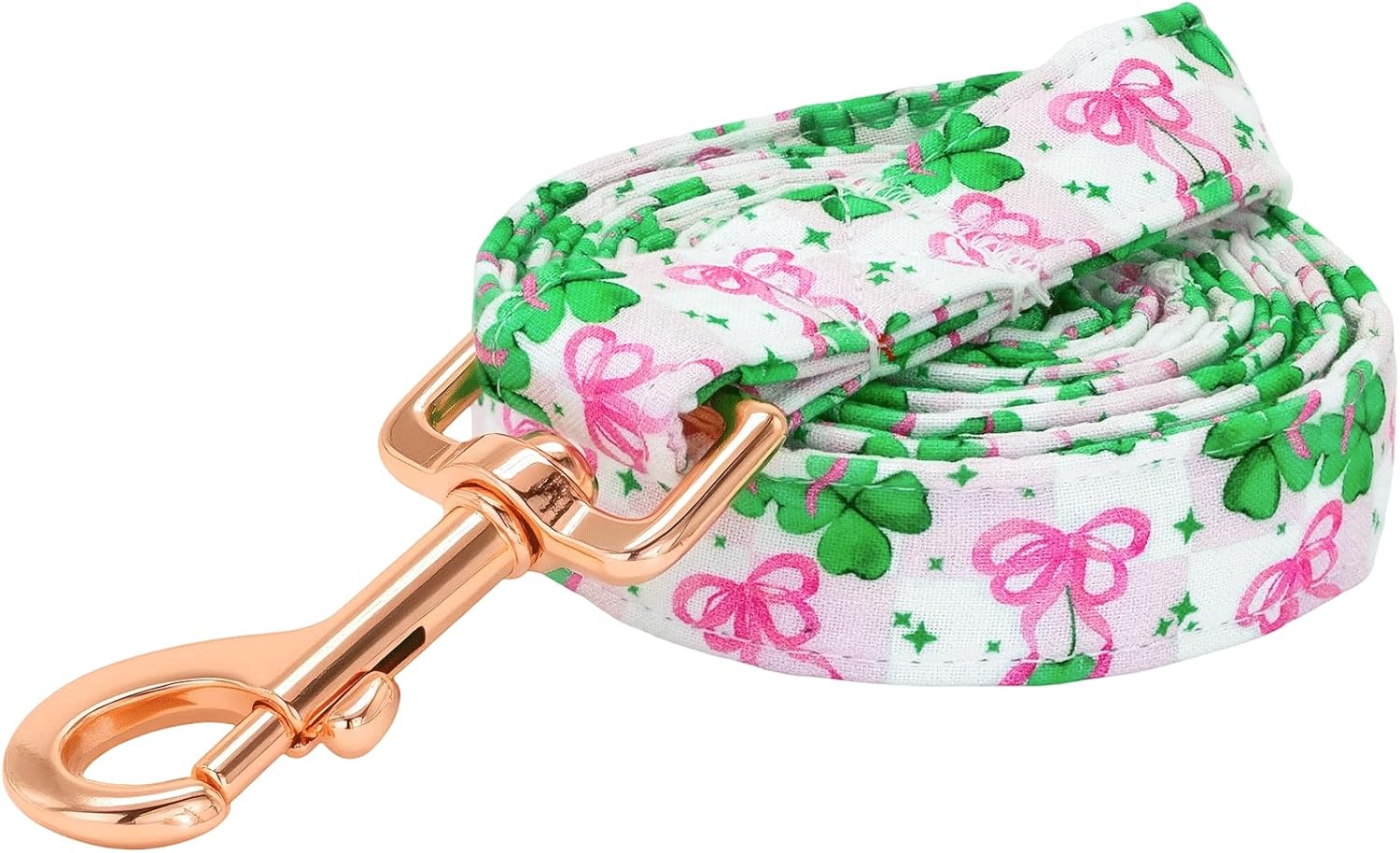 Elegant little tail Dog Leash, Christmas Pet Leashes Winter Female or Male Durable Cotton Leash Soft Handle Pet Puppy Leashes for Small Medium Large Dogs