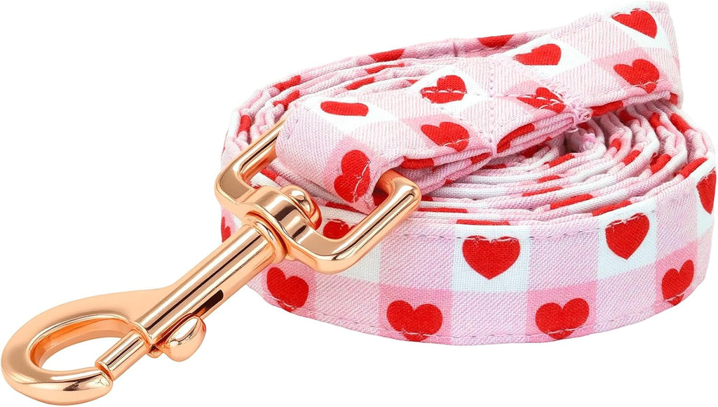 Elegant little tail Dog Leash, Christmas Pet Leashes Winter Female or Male Durable Cotton Leash Soft Handle Pet Puppy Leashes for Small Medium Large Dogs