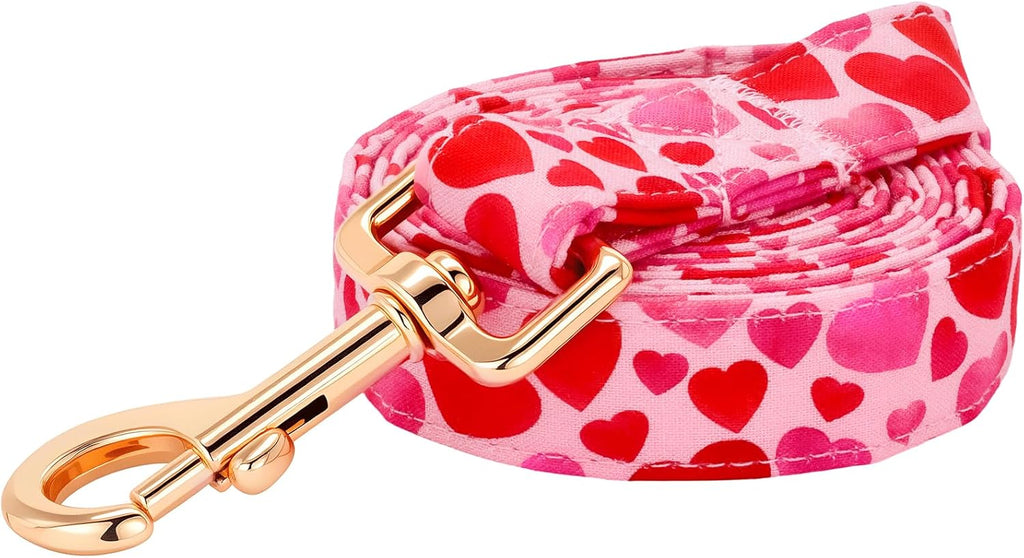 Elegant little tail Dog Leash, Christmas Pet Leashes Winter Female or Male Durable Cotton Leash Soft Handle Pet Puppy Leashes for Small Medium Large Dogs