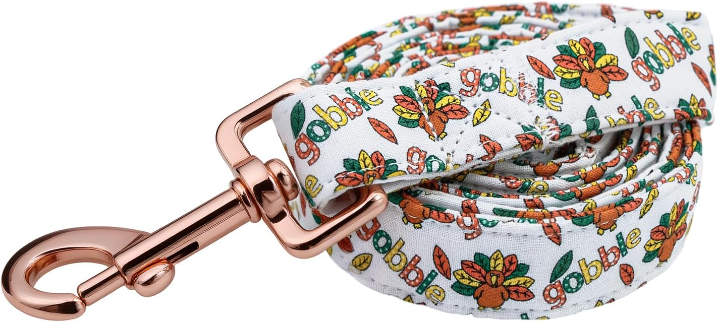 Elegant little tail Dog Leash, Christmas Pet Leashes Winter Female or Male Durable Cotton Leash Soft Handle Pet Puppy Leashes for Small Medium Large Dogs