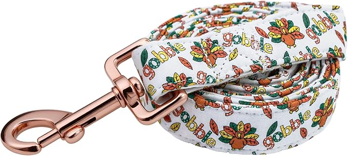 Elegant little tail Dog Leash, Christmas Pet Leashes Winter Female or Male Durable Cotton Leash Soft Handle Pet Puppy Leashes for Small Medium Large Dogs