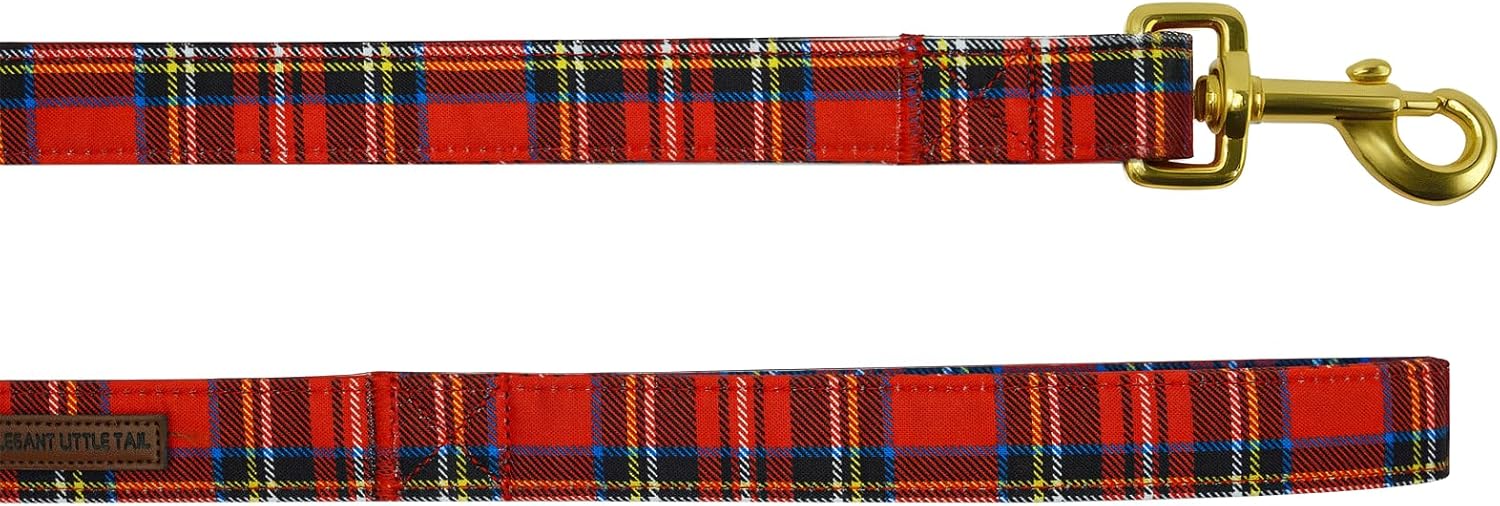 Elegant little tail Dog Leash, Christmas Pet Leashes Winter Female or Male Durable Cotton Leash Soft Handle Pet Puppy Leashes for Small Medium Large Dogs