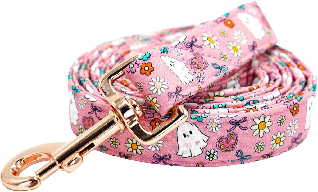 Elegant little tail Dog Leash, Christmas Pet Leashes Winter Female or Male Durable Cotton Leash Soft Handle Pet Puppy Leashes for Small Medium Large Dogs