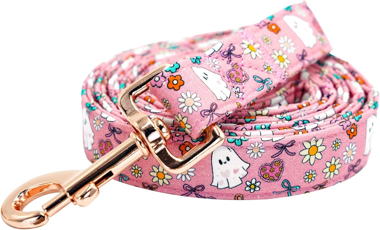 Elegant little tail Dog Leash, Christmas Pet Leashes Winter Female or Male Durable Cotton Leash Soft Handle Pet Puppy Leashes for Small Medium Large Dogs