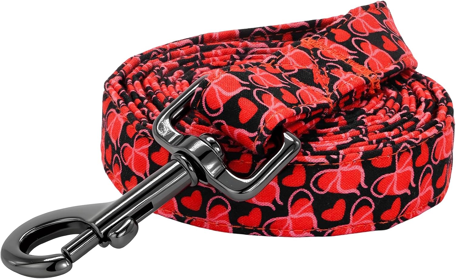 Elegant little tail Dog Leash, Christmas Pet Leashes Winter Female or Male Durable Cotton Leash Soft Handle Pet Puppy Leashes for Small Medium Large Dogs