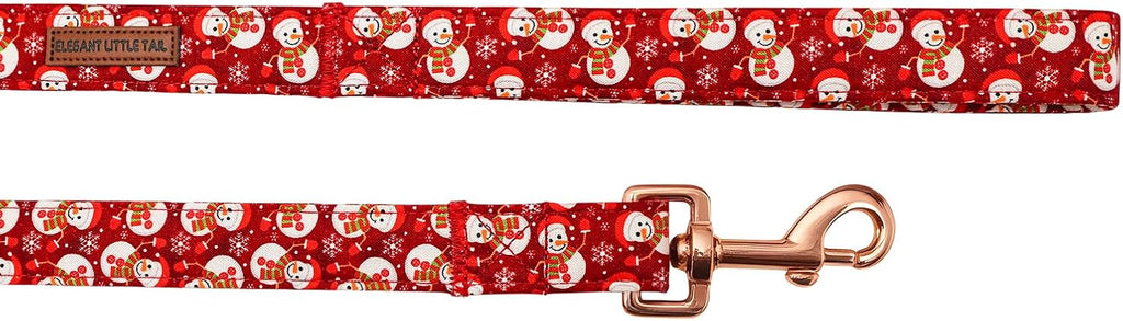 Elegant little tail Dog Leash, Christmas Pet Leashes Winter Female or Male Durable Cotton Leash Soft Handle Pet Puppy Leashes for Small Medium Large Dogs